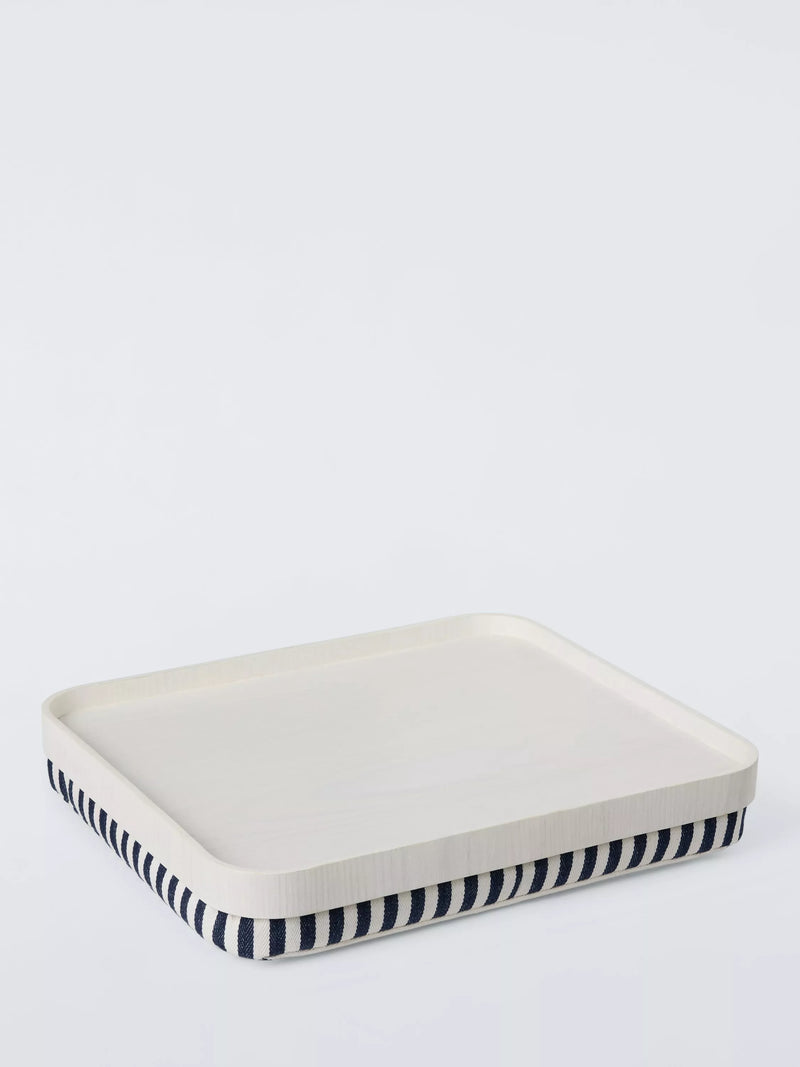 John Lewis lap tray blue FSC-certified plywood, UK version