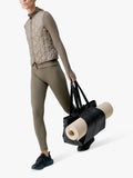 Born Living Yoga black braided sports shopper 31x54x40cm - British product