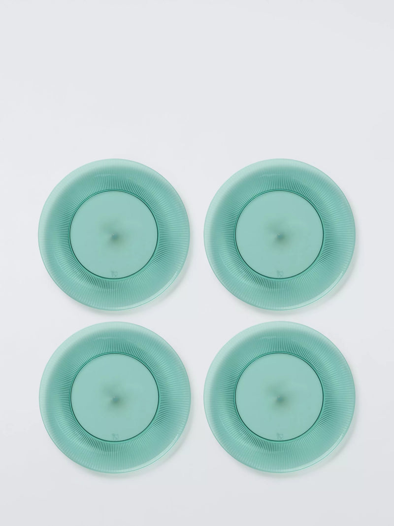 John Lewis picnic plates set of 4 aqua 25.5cm, UK version