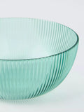 John Lewis ribbed plastic picnic bowls set of 4 aqua 14.5cm - British product