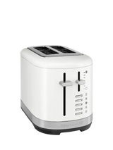 John Lewis KitchenAid 5KMT2109BPL Wide 2 Slot Toaster Porcelain White- Buy online at McGrocer