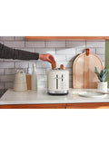 KitchenAid 2-slot toaster porcelain white, imported from the UK