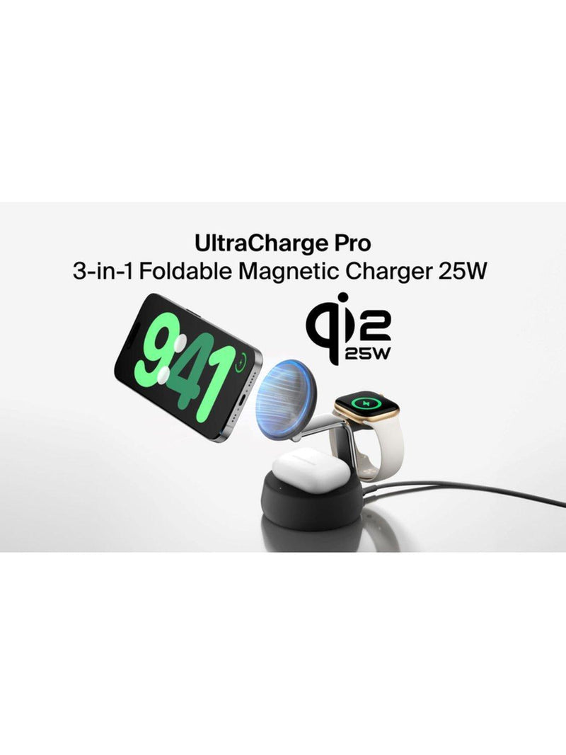 Belkin UltraCharge Pro 3-in-1 wireless charger (British brand)
