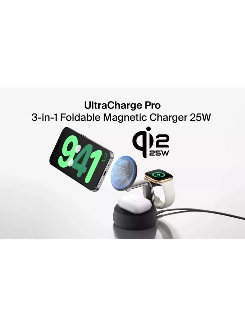 Belkin UltraCharge Pro 3-in-1 wireless charger (British brand)