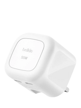 John Lewis Belkin BoostCharge Pro Dual USB-C Wall Charger 50W White- Buy online at McGrocer