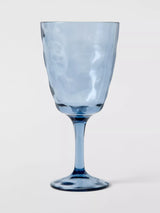 John Lewis John Lewis Wave Plastic Picnic Wine Glass 500ml Blue- Buy online at McGrocer