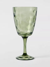 John Lewis John Lewis Wave Plastic Picnic Wine Glass 500ml Green- Buy online at McGrocer