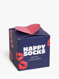 Happy Socks hearts patterned socks gift set navy (British brand)