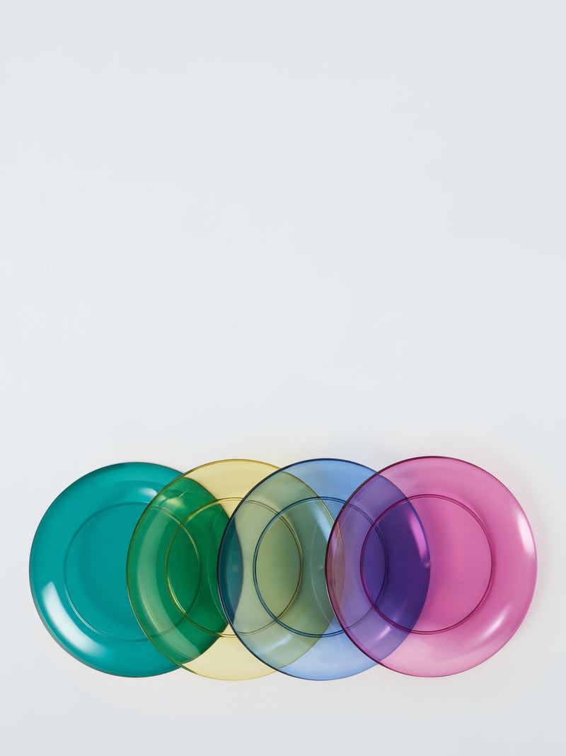 John Lewis stackable plastic picnic plates set of 4 23cm (British brand)