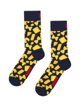 John Lewis Happy Socks Pasta Socks Black/Multi Crew Socks- Buy online at McGrocer