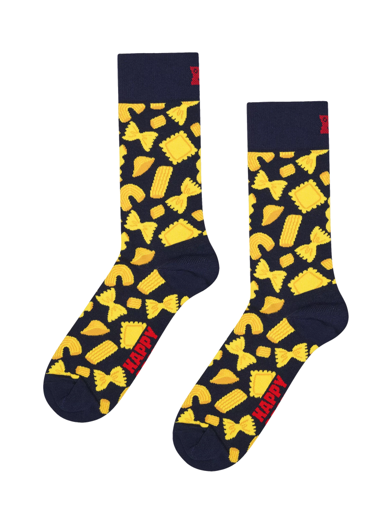 Happy Socks Pasta Socks black multi (British brand)