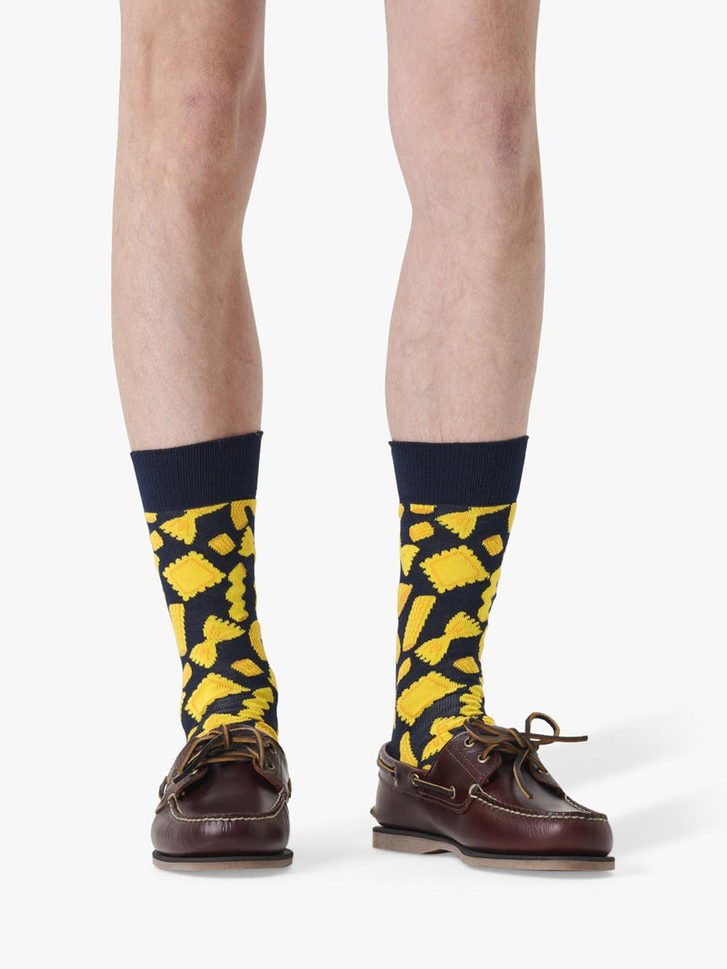 Happy Socks Pasta Socks black multi (British brand)