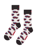 John Lewis Happy Socks SUV Socks White/Red Crew Socks EU 41-46- Buy online at McGrocer