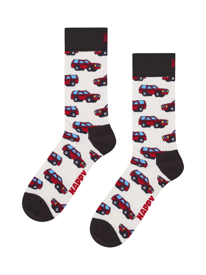 Happy Socks SUV socks white/red EU 41-46, imported from the UK