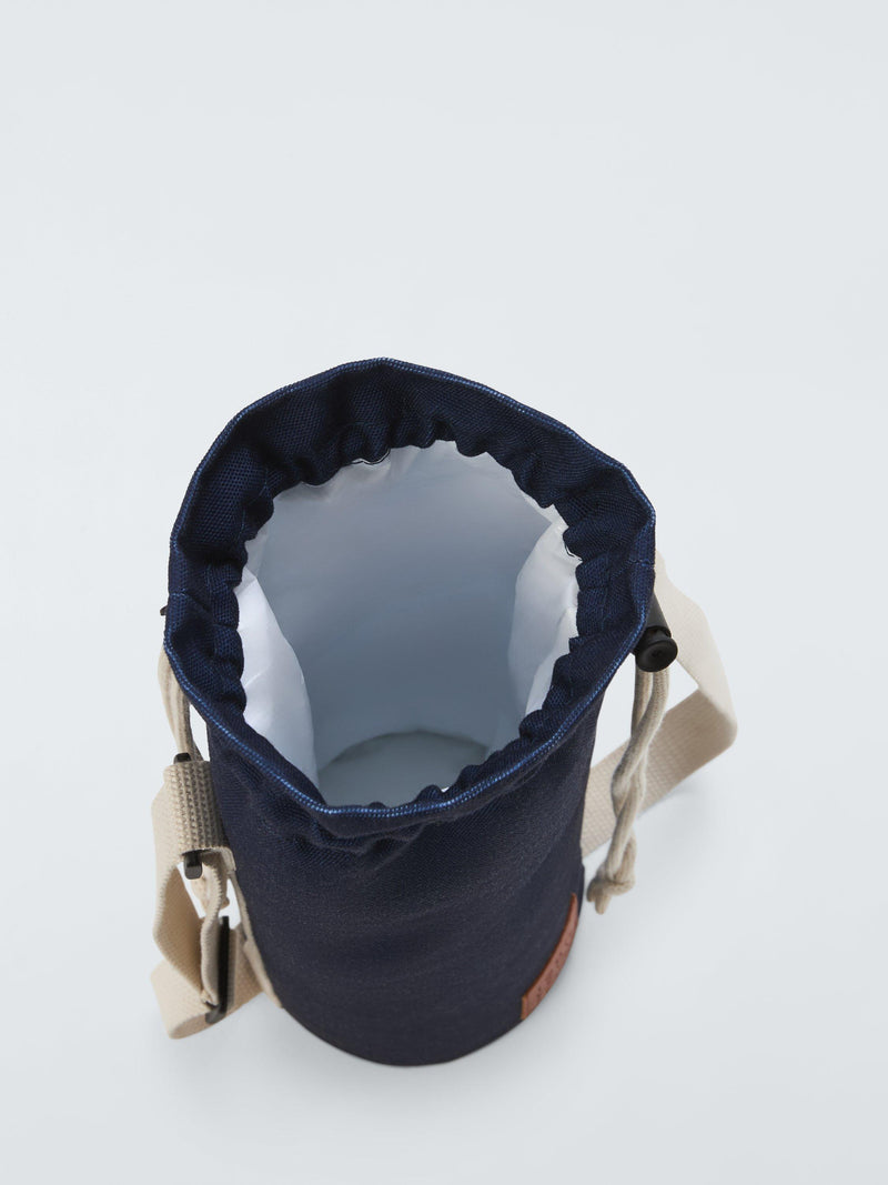 John Lewis Coastal insulated wine bottle cooler bag 2L blue - British product