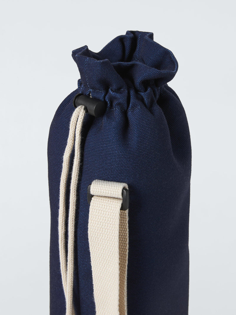 John Lewis Coastal insulated wine bottle cooler bag 2L blue - British product