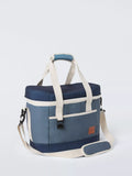 John Lewis coastal picnic cooler bag 15L blue (British brand)