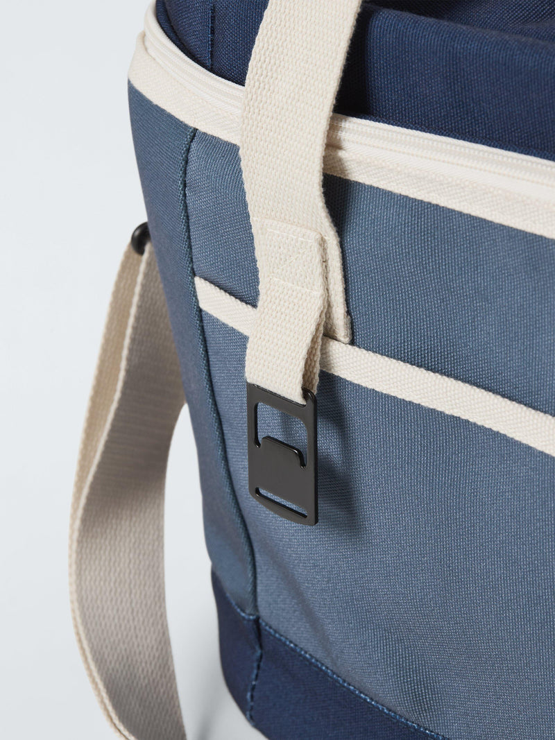 John Lewis coastal picnic cooler bag 15L blue (British brand)