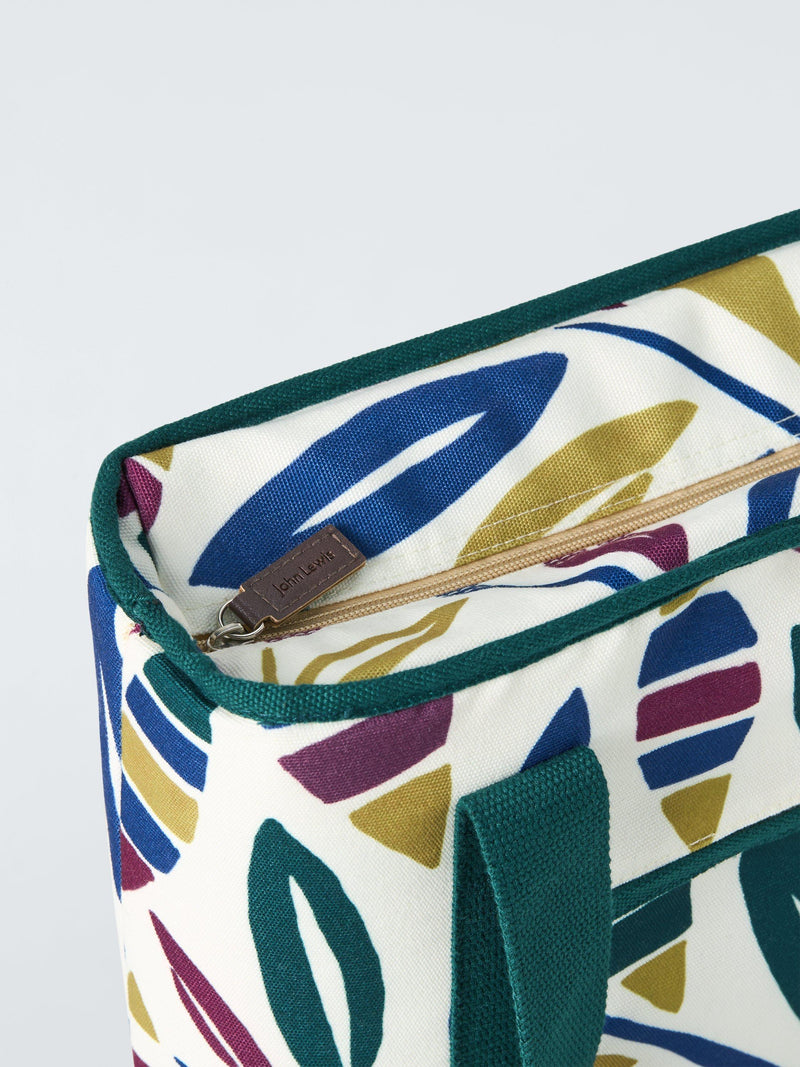 John Lewis picnic cooler bag 15L leaf print (British brand)