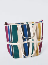 John Lewis John Lewis Modern Rustic Stripe Picnic Cooler Bag, 20L, Multi- Buy online at McGrocer