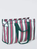 John Lewis striped picnic cooler bag pink multi 20L (British brand)