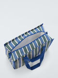 John Lewis striped picnic cooler bag blue multi 30L, imported from the UK