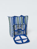 John Lewis striped picnic cooler backpack bag 15L - British product