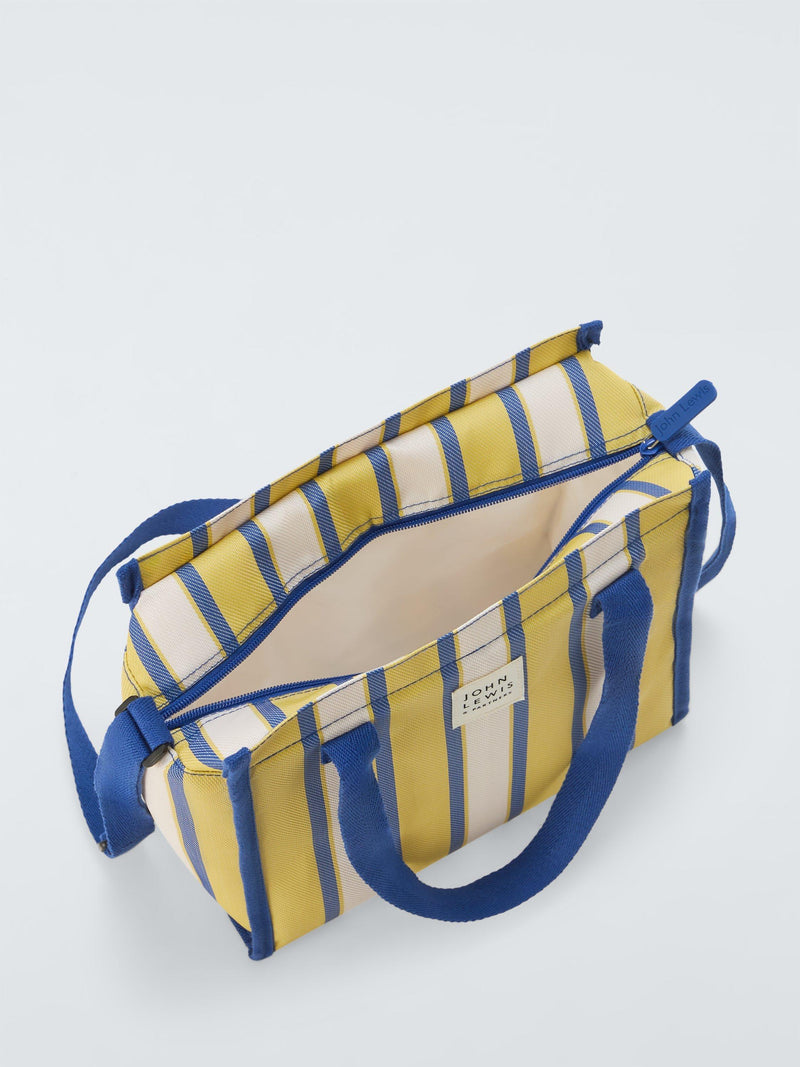 John Lewis striped lunch cooler tote bag 8L - British product
