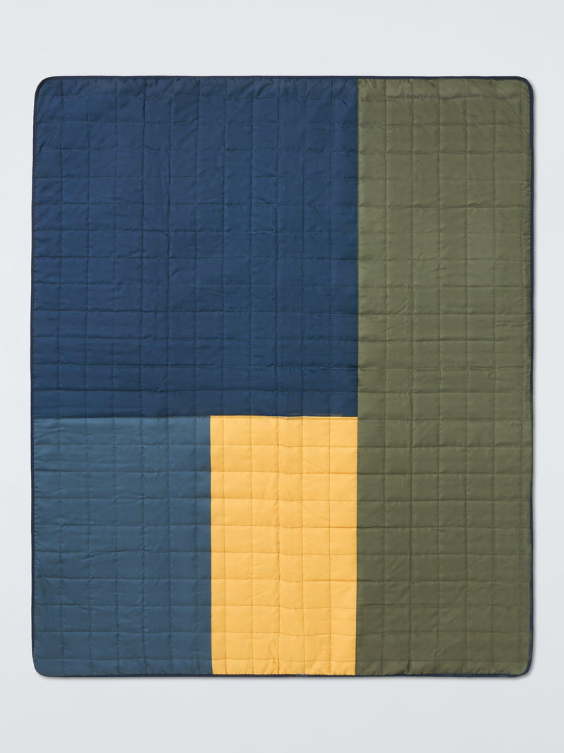 John Lewis Coastal quilted large picnic rug multi (British brand)