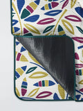 John Lewis leaf print picnic rug extra large (British brand)