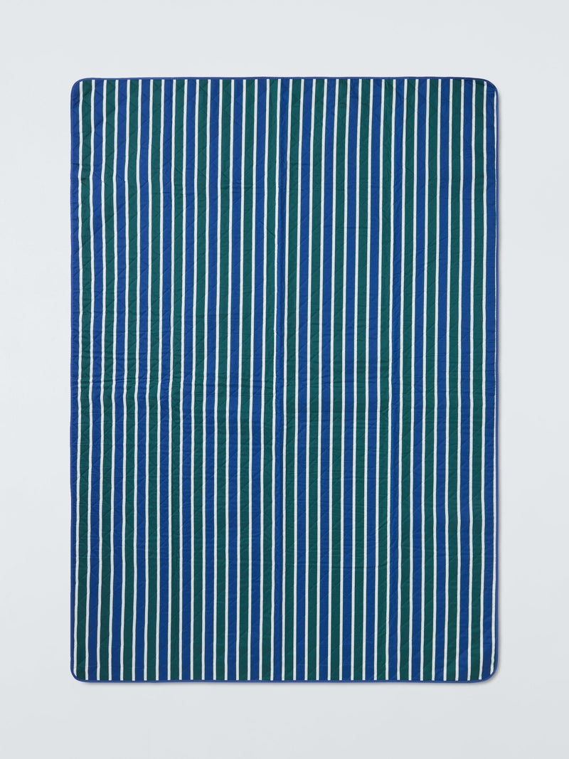 John Lewis extra large striped quilted picnic rug, UK version