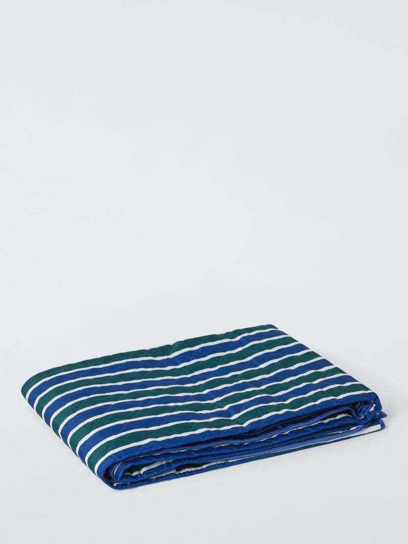 John Lewis extra large striped quilted picnic rug, UK version