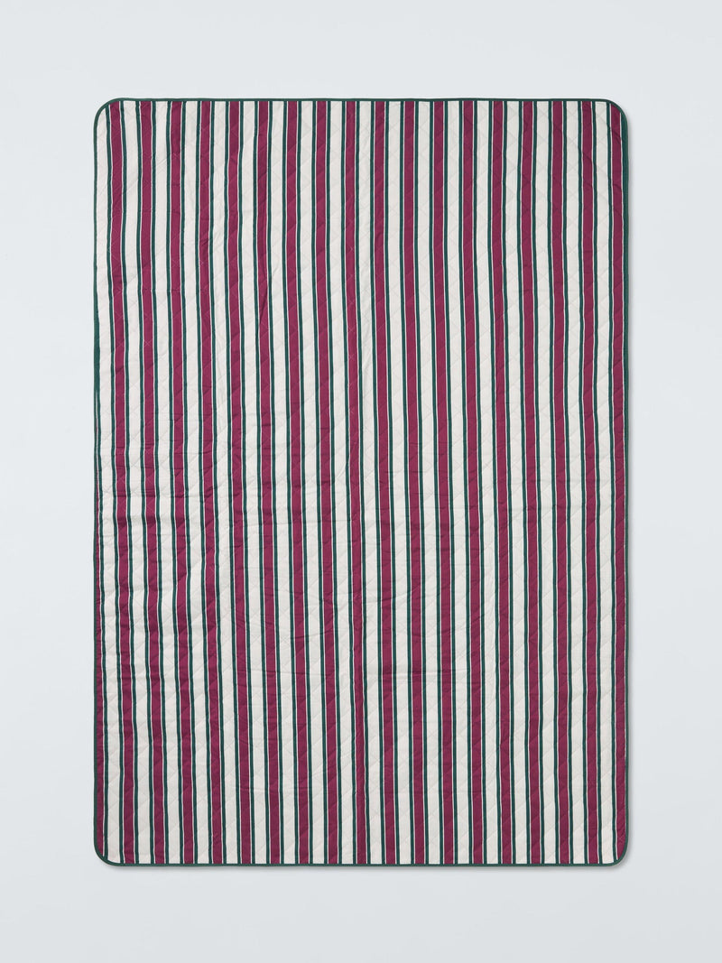 John Lewis extra large quilted picnic rug pink multi - British product
