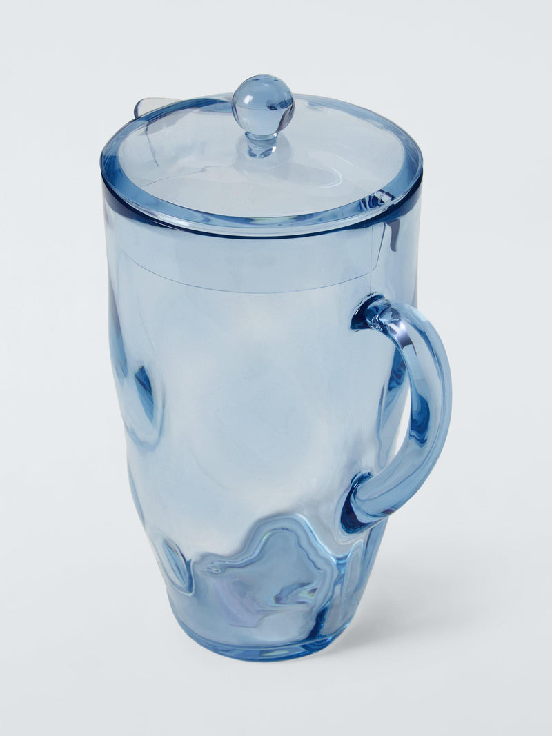 John Lewis Wave plastic picnic jug 2L blue (British brand)