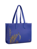 Sara Miller oversized box tote bag Botanic Blue, imported from the UK