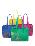 Sara Miller tote bag Botanic Green floral print - British product