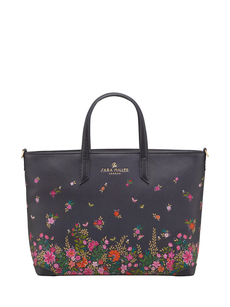 Sara Miller medium ditsy floral tote bag - British product