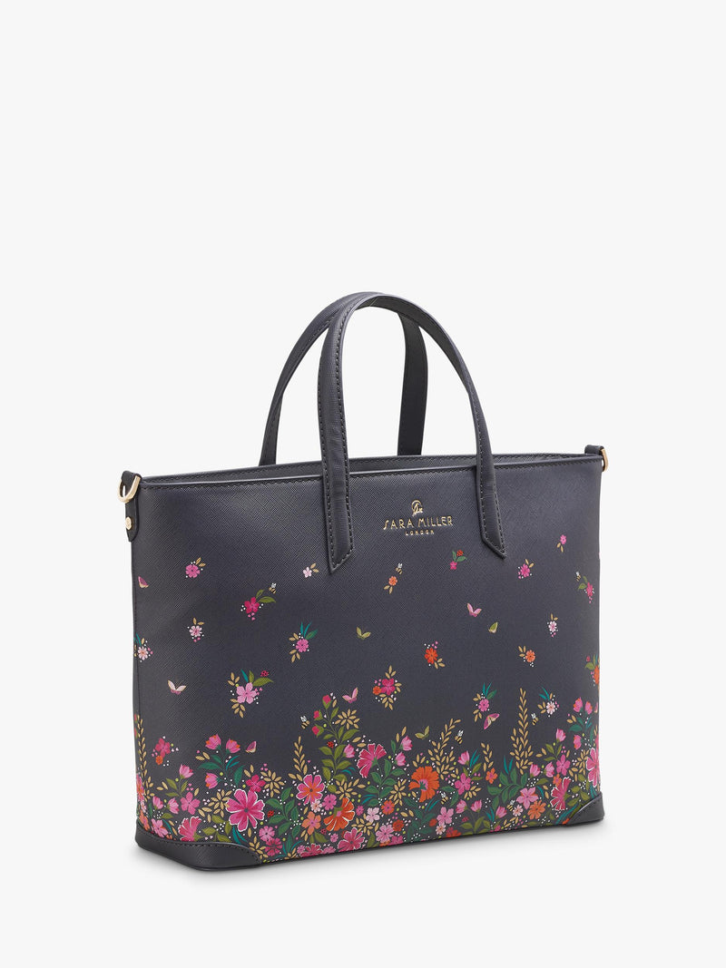 Sara Miller medium ditsy floral tote bag - British product