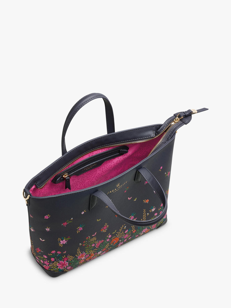 Sara Miller medium ditsy floral tote bag - British product