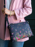 Sara Miller crossbody bag ditsy floral print - British product
