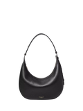 Aspinal of London large crescent bag in pebble leather - British product