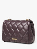 Aspinal of London Lottie quilted leather shoulder bag Fig, UK version