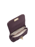 Aspinal of London Lottie quilted leather shoulder bag Fig, UK version