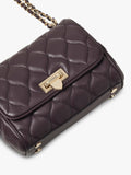 Aspinal of London Lottie quilted leather shoulder bag Fig, UK version