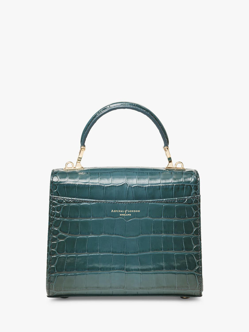 Aspinal of London Mayfair leather grab bag (British brand)
