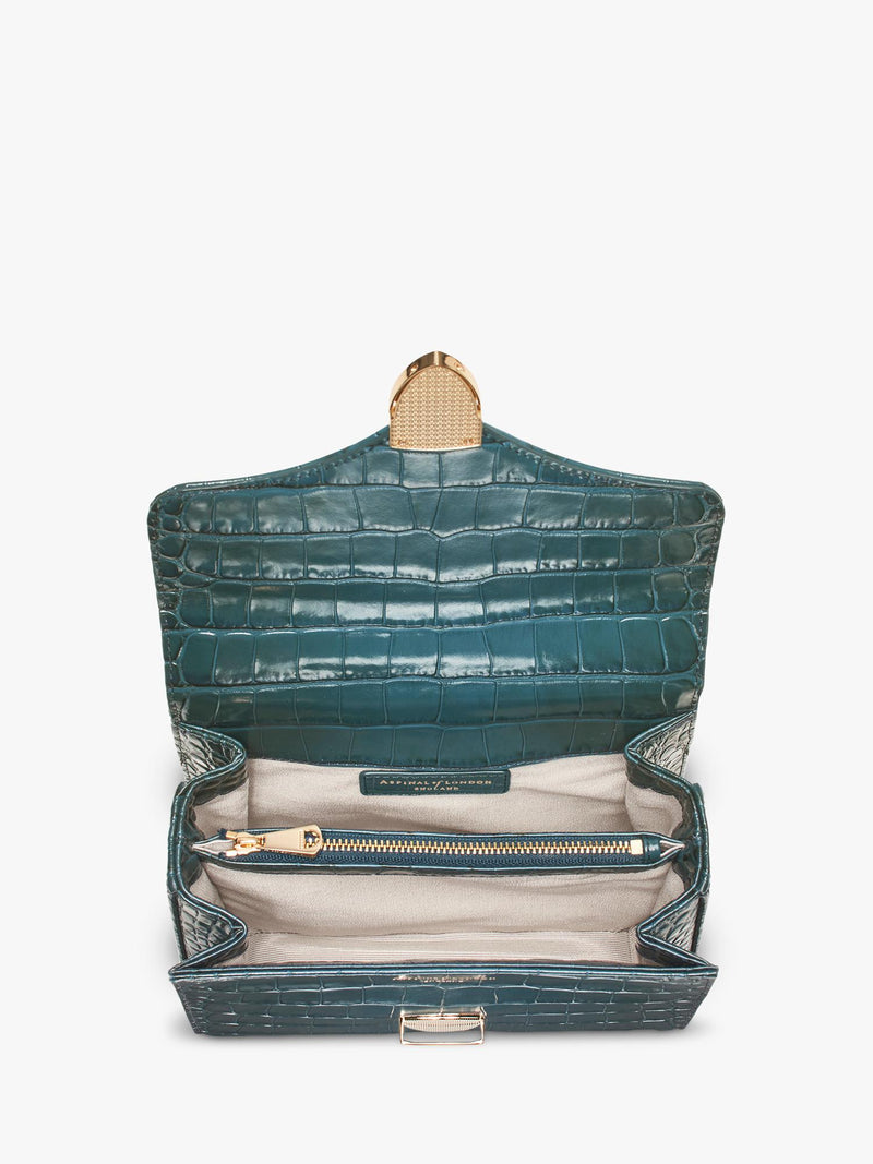 Aspinal of London Mayfair leather grab bag (British brand)