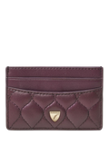 Aspinal of London Quilted Leather Slim Credit Card Case