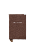 Aspinal of London leather passport cover H14xW9.5cm - British product