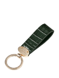 Aspinal London leather keyring Evergreen, imported from the UK