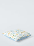 Scion fringed poppy cushion honey cornflower 43x43cm - British product